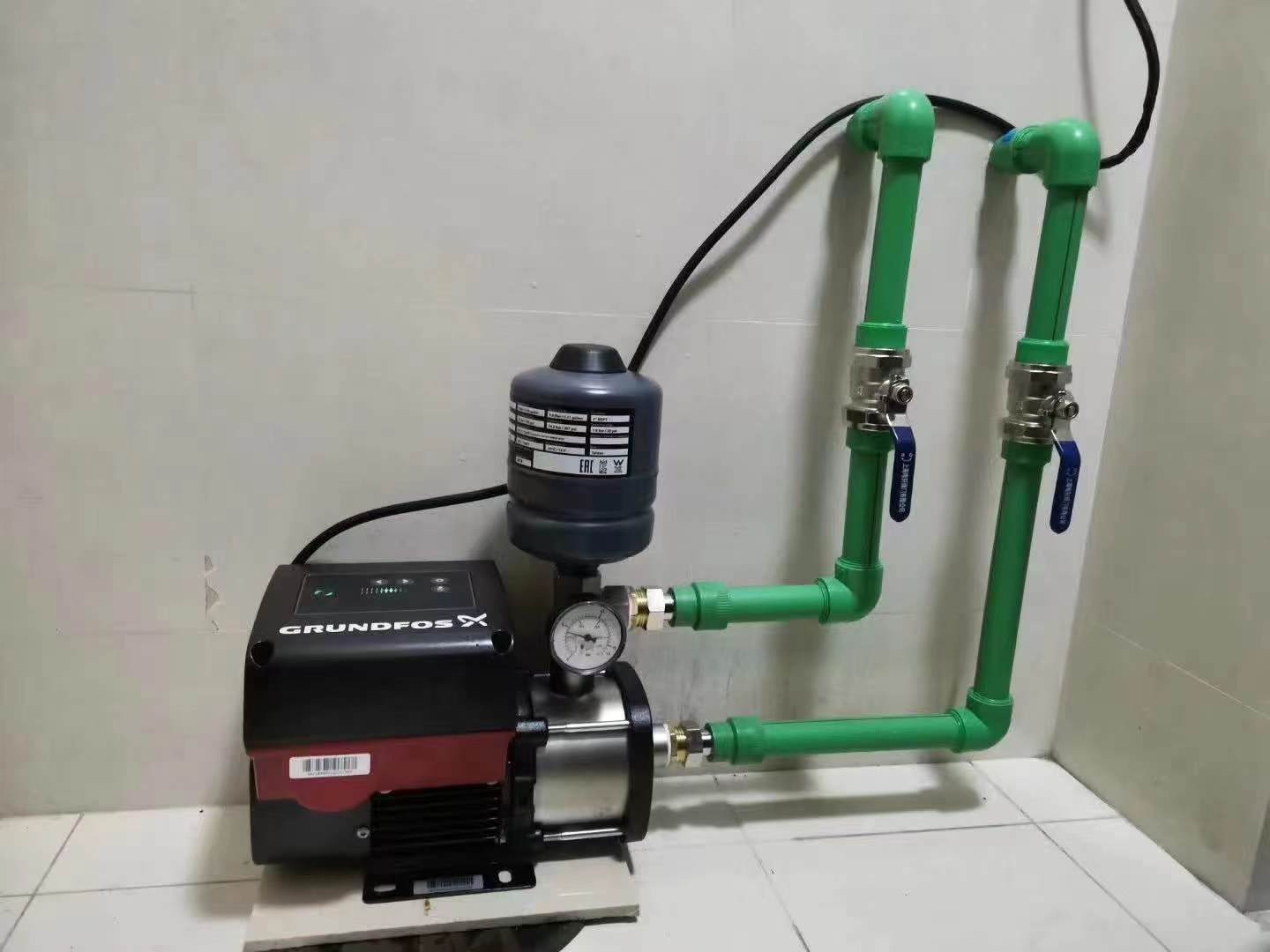 增压泵安装实例